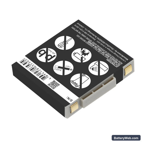 GN Netcom 9120 Replacement Battery, 3.7V, 340mAh, Li-Polymer 3
