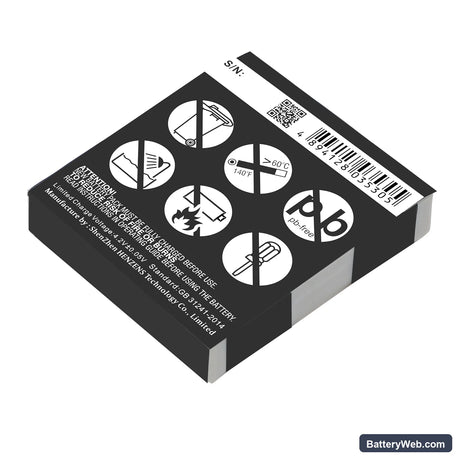 GN Netcom 9120 Replacement Battery, 3.7V, 340mAh, Li-Polymer 4