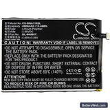 GIONEE A1 Lite Replacement Battery, 3.85V, 4000mAh, Li-Polymer 3