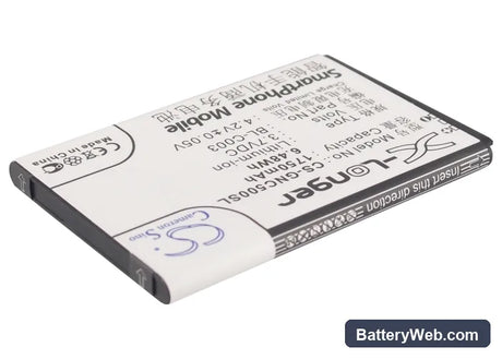 GIONEE C500 Replacement Battery, 3.7V, 1750mAh, Li-ion 2