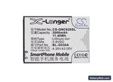GIONEE GN181 Replacement Battery, 3.8V, 3000mAh, Li-ion 5