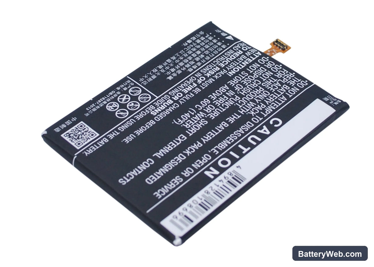 BLU Pure XL Replacement Battery, 3.8V, 3500mAh, Li-Polymer 4