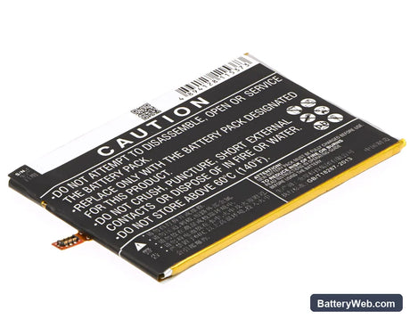 GIONEE F105 Replacement Battery, 3.8V, 2300mAh, Li-Polymer 3