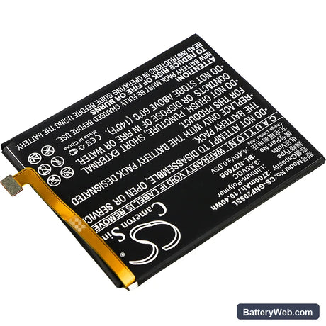 GIONEE F205 Replacement Battery, 3.85V, 2700mAh, Li-Polymer 2