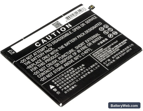 GIONEE Elife S10 Replacement Battery, 3.85V, 3450mAh, Li-Polymer 4