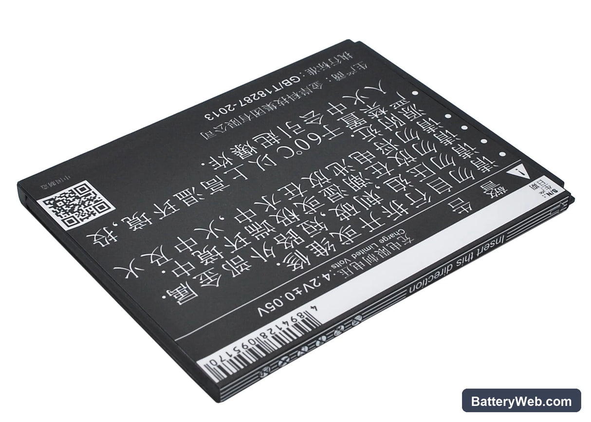 GIONEE GN151 Replacement Battery, 3.7V, 1550mAh, Li-ion 4