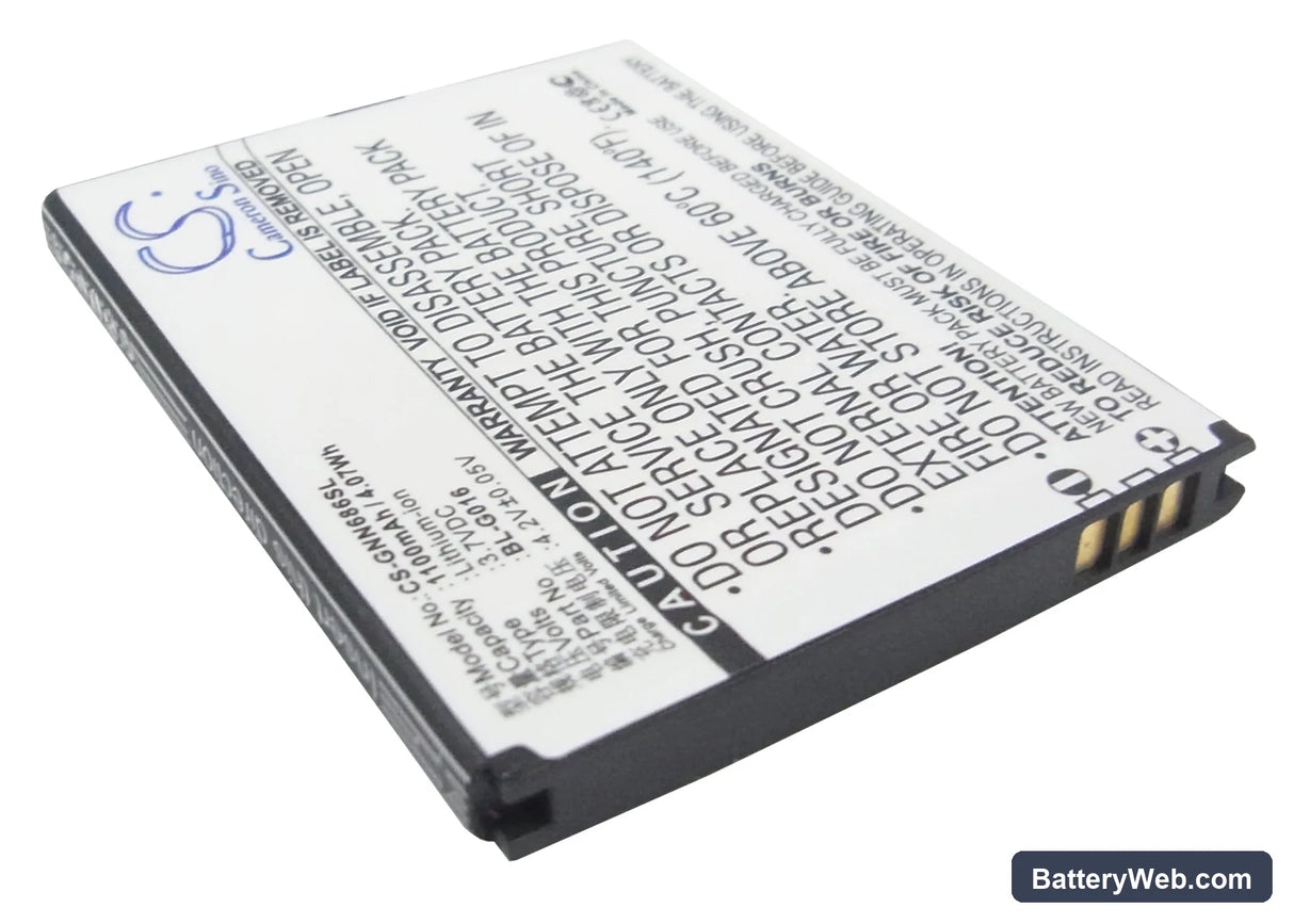 NGM Wemove Legende Replacement Battery, 3.7V, 1100mAh, Li-ion 2