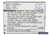 NGM Wemove Legende Replacement Battery, 3.7V, 1100mAh, Li-ion 5