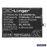 GIONEE S6 Pro Replacement Battery, 3.85V, 3100mAh, Li-Polymer 3