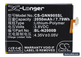 Fly IQ4516 Replacement Battery, 3.8V, 2050mAh, Li-Polymer 1