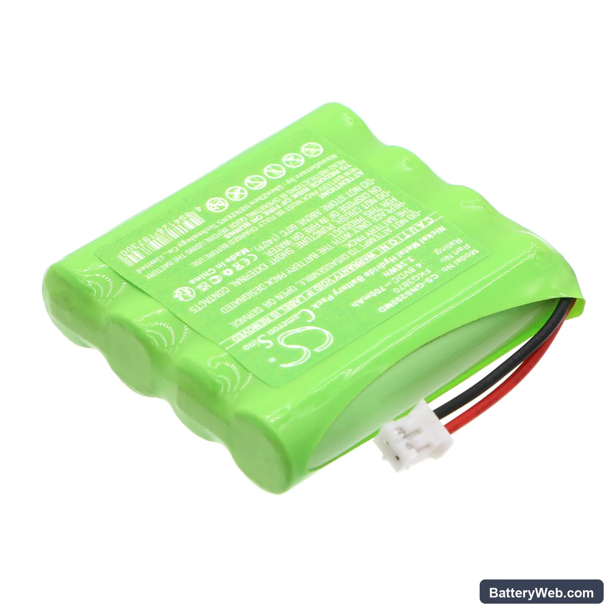 Globus Elite SII Replacement Battery, 4.8V, 700mAh, Ni-MH 2