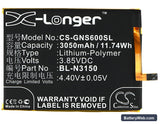 GIONEE Elife S6 Replacement Battery, 3.85V, 3050mAh, Li-Polymer 5