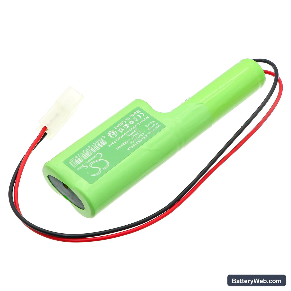Genlyte 52-0185 Replacement Battery, 3.6V, 800mAh, Ni-CD 2