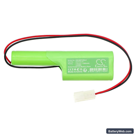 Genlyte 52-0185 Replacement Battery, 3.6V, 800mAh, Ni-CD 3