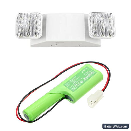 Genlyte 52-0185 Replacement Battery, 3.6V, 800mAh, Ni-CD 6
