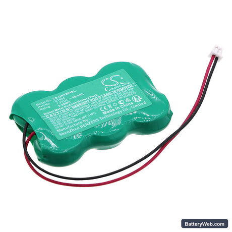 Getronic GT Auto Alarm Car Siren Replacement Battery, 7.2V, 80mAh, Ni-MH 1