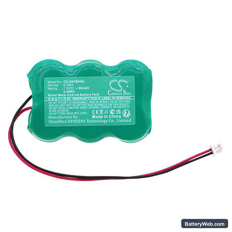 Getronic GT Auto Alarm Car Siren Replacement Battery, 7.2V, 80mAh, Ni-MH 3