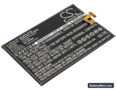 BLU Energy X LTE E0010UU Replacement Battery, 3.8V, 4000mAh, Li-Polymer 1