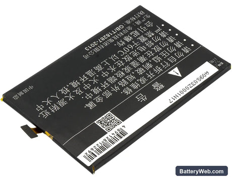 BLU Energy X LTE E0010UU Replacement Battery, 3.8V, 4000mAh, Li-Polymer 3