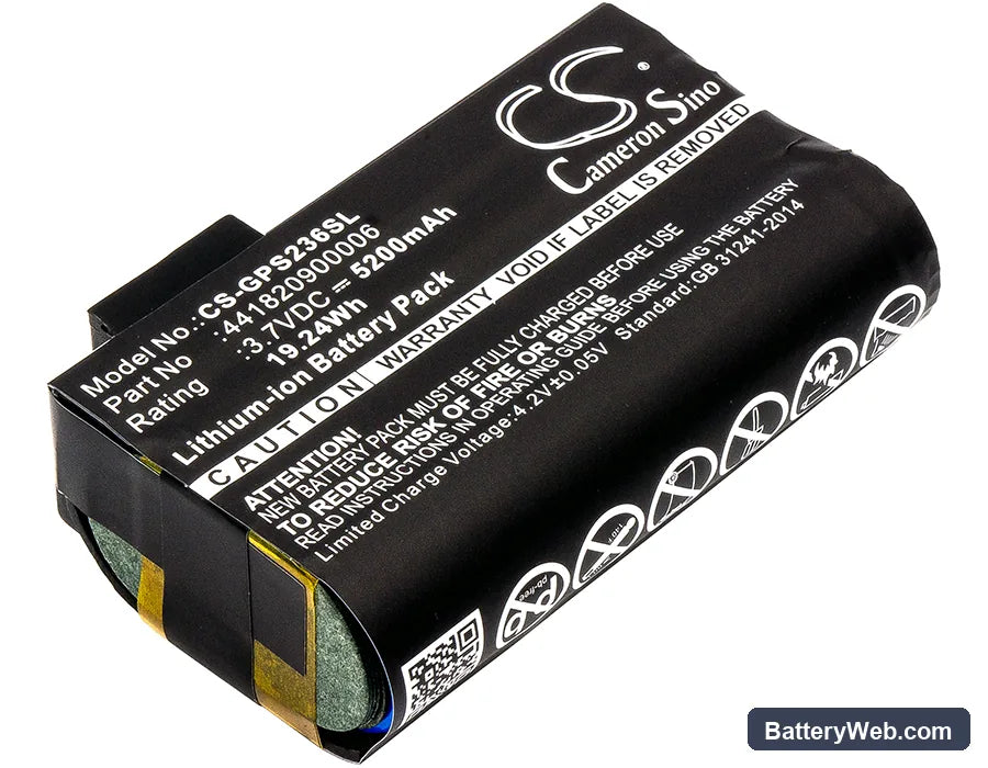 Nautiz X7 Replacement Battery, 3.7V, 5200mAh, Li-ion 1