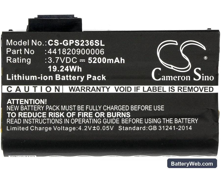 Nautiz X7 Replacement Battery, 3.7V, 5200mAh, Li-ion 5