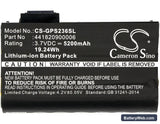 Nautiz X7 Replacement Battery, 3.7V, 5200mAh, Li-ion 5