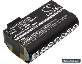 Getac PS236 Replacement Battery, 3.7V, 6800mAh, Li-ion 1