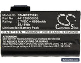 Getac PS236 Replacement Battery, 3.7V, 6800mAh, Li-ion 5