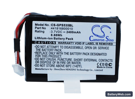 Getac PS535E Replacement Battery, 3.7V, 2400mAh, Li-ion 1