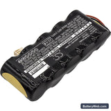 Panametrics PT878 Flowmeter Replacement Battery, 6V, 3000mAh, Ni-MH 2