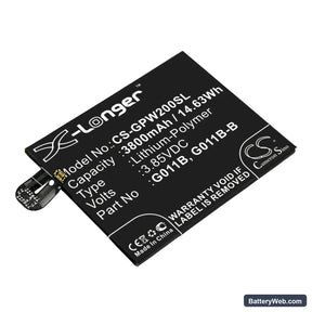 Google G011C Replacement Battery, 3.85V, 3800mAh, Li-Polymer 1