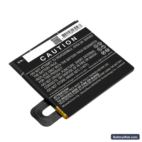 Google Pixel 2 Replacement Battery, 3.85V, 2700mAh, Li-Polymer 3