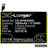 Google Pixel XL 3 Replacement Battery, 3.85V, 3000mAh, Li-Polymer 3