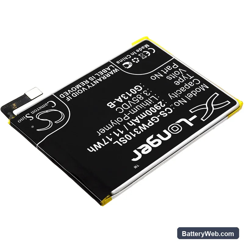 Google Pixel 3 Replacement Battery, 3.85V, 2900mAh, Li-Polymer 2