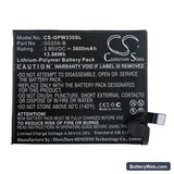 Google Pixel 3A XL Replacement Battery, 3.85V, 3600mAh, Li-Polymer 3