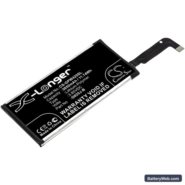 Google Pixel 4A Replacement Battery, 3.85V, 3050mAh, Li-Polymer 1
