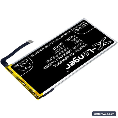 Google Pixel 5 Replacement Battery, 3.85V, 3800mAh, Li-Polymer 2