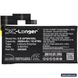 Google Pixel 6 Pro Replacement Battery, 3.85V, 4900mAh, Li-Polymer 3