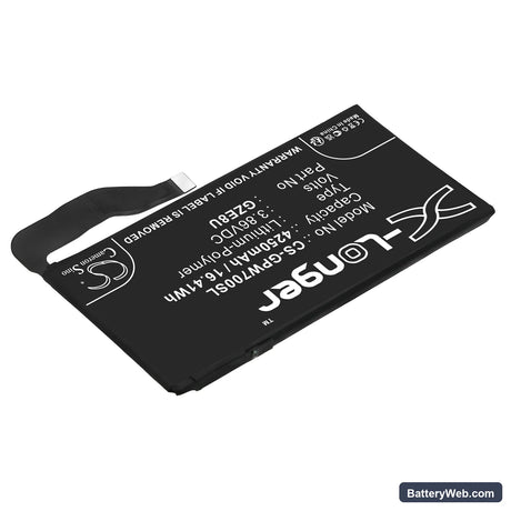 Google Pixel 7 Replacement Battery, 3.86V, 4250mAh, Li-Polymer 2
