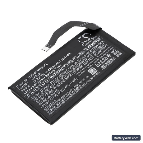 Google Pixel 7A Replacement Battery, 3.85V, 4200mAh, Li-Polymer 1