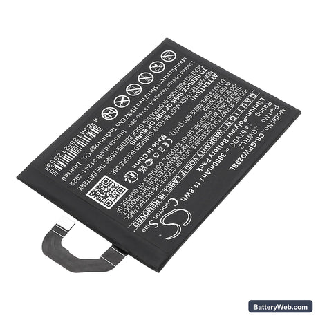 Google GC15S Replacement Battery, 3.87V, 3050mAh, Li-Polymer 2