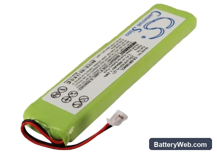 Grundig Frame A Replacement Battery, 2.4V, 500mAh, Ni-MH 2