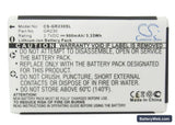 Holux GR-230 GPS Receiver Replacement Battery, 3.7V, 900mAh, Li-ion 5