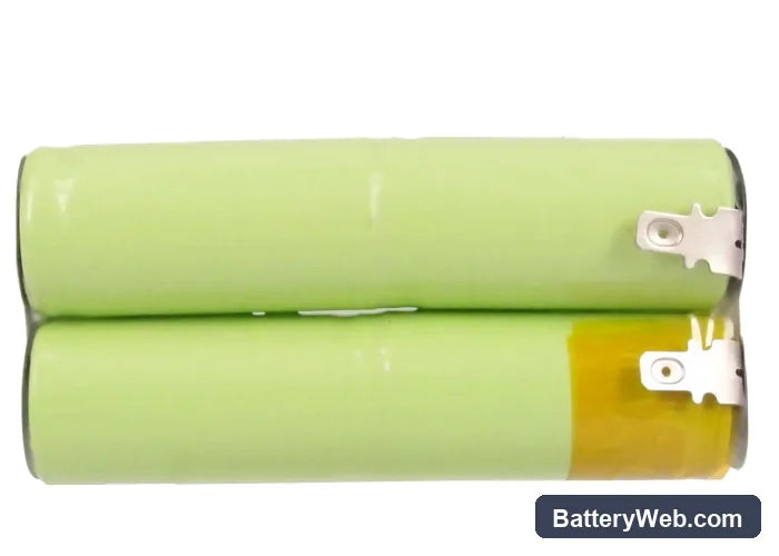 Gardena 2517 Replacement Battery, 4.8V, 3000mAh, Ni-MH 5