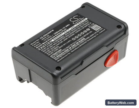 Gardena Turbotrimmer SmallCut 300 Accu Replacement Battery, 18V, 1500mAh, Ni-MH 1