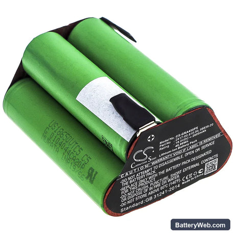 Gardena Accucut 400Li Replacement Battery, 18V, 2600mAh, Li-ion 1