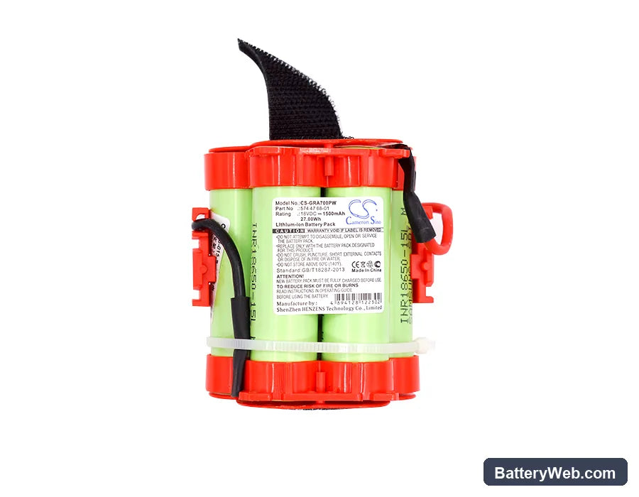 Gardena 124562 Replacement Battery, 18V, 1500mAh, Li-ion 3