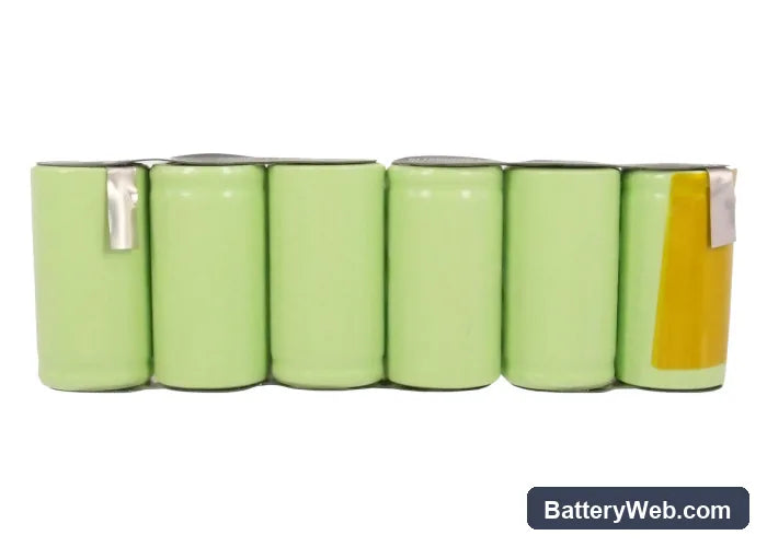 Gardena Rasenschere Replacement Battery, 7.2V, 3000mAh, Ni-MH 5