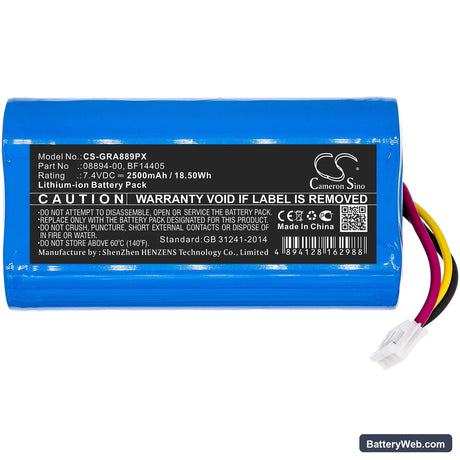 Gardena ComfortCut 8893 Replacement Battery, 7.4V, 2500mAh, Li-ion 3