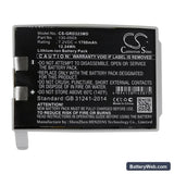 CME BodyGuard 323 Replacement Battery, 7.2V, 1700mAh, Li-ion 3